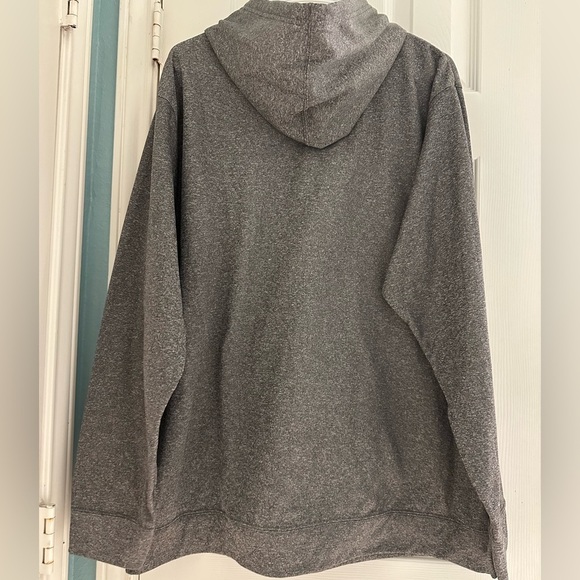 NBA TX3 WARM PULLOVER SAN ANTONIO SPURS HOODIE MENS X-LARGE Gray Black - Picture 4 of 5